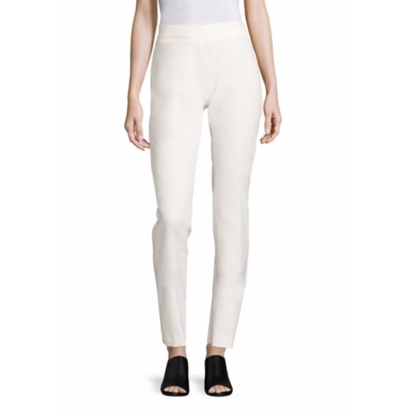 IRO Ivory 100% Cotton Cropped Tailored Moore Pants EUC Size FR 38/ US 6 - Picture 1 of 10